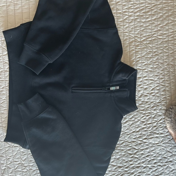 BNWOT TNA Cozy Fleece - Cropped Quarter Zip - Picture 2 of 4